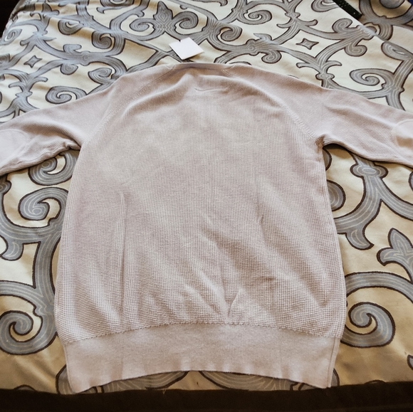 SOLD!!! $175 Onia Waffle Knit Cotton Cashmere Sweater Men’s Sz M Light Grey. - Picture 2 of 11